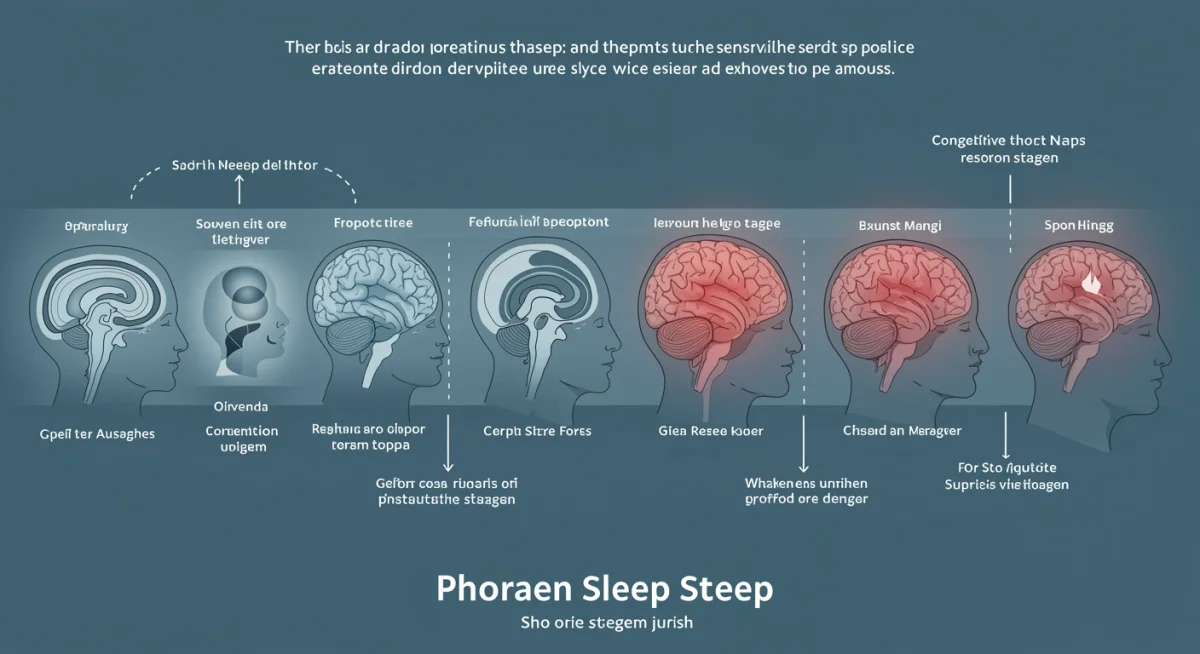 Brain activity during sleep stages and benefits of short naps.
