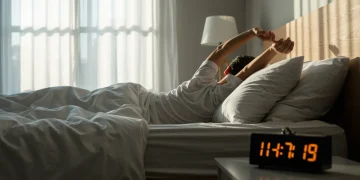 Circadian Rhythm Reset: 14-Day Guide for Consistent Sleep Person waking up to natural light, symbolizing a circadian rhythm reset