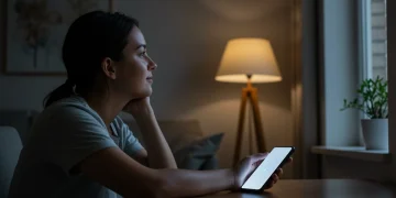 Person enjoying a quiet moment away from digital devices, symbolizing digital detox