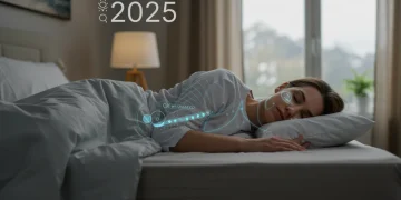 Optimize Sleep Posture 2025: Better Breathing, Less Snoring Peaceful sleeper in side position, demonstrating optimized breathing and reduced snoring for 2025.