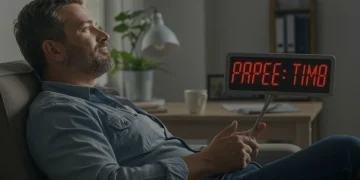 Achieving 3 Hours More Personal Time Daily: US Employee Guide Relaxed US employee enjoying personal time, symbolizing work-life balance success.