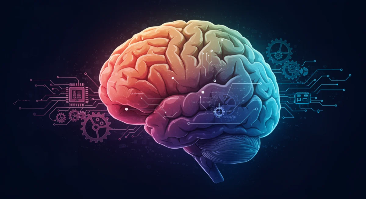 Digital illustration of technology integrated mental health support programs