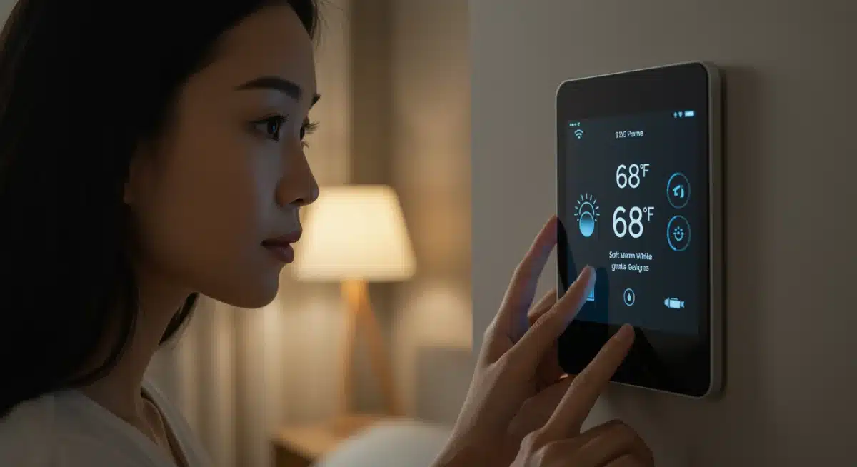 Smart home sleep environment control panel